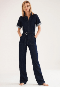 Zwarte jumpsuit bruiloft