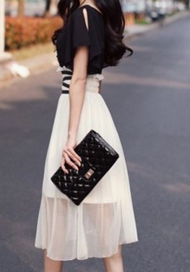 Bandeau jurk wit