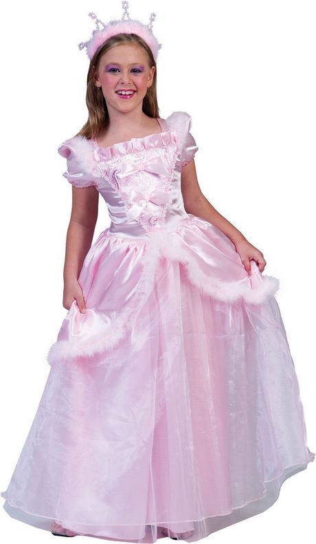 Prinses roze jurk