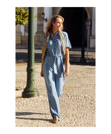 Spijker jumpsuit meisjes