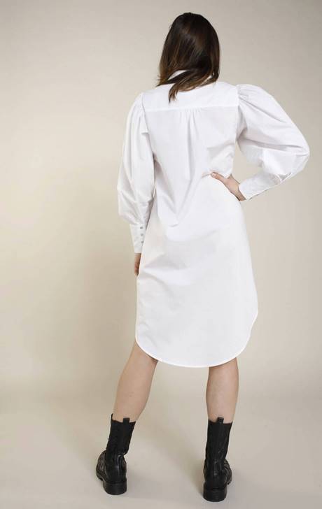 Witte blouse jurk dames