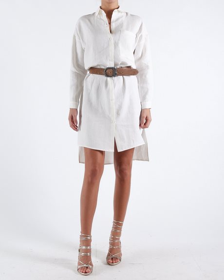 Witte jurk blouse