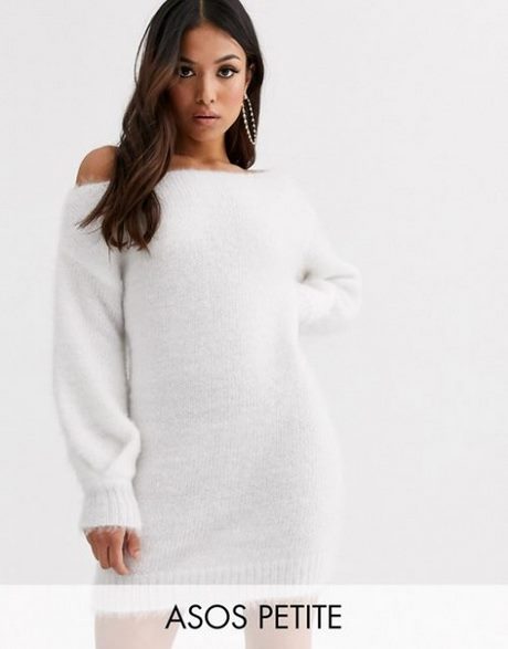 Witte jurk off shoulder