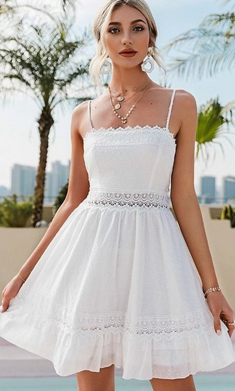 De kleine witte jurk