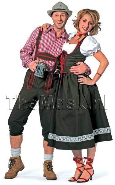 Dirndl jurk lang