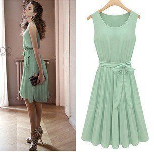 Mint groene kleding