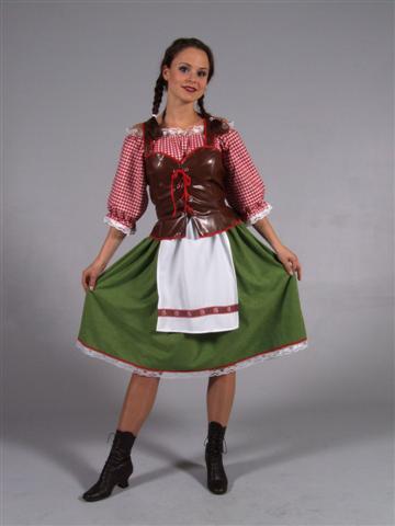 Tiroler jurk lang