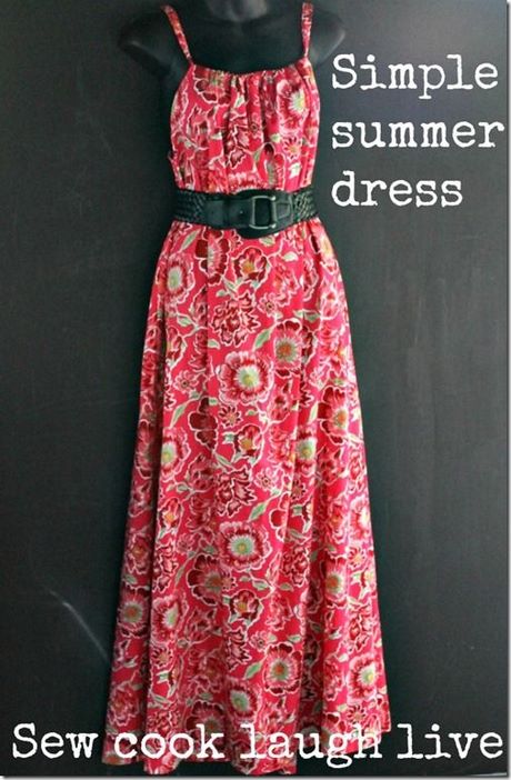 Simpele maxi dress