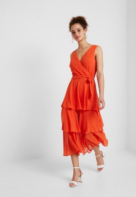 Zalando oranje jurk