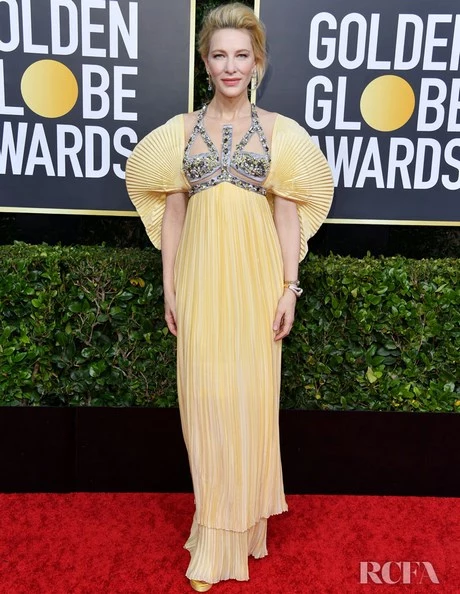 Cate blanchett 2023 golden globes jurk