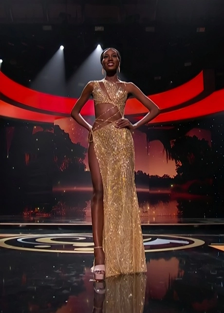 Miss universe 2023 lange jurk