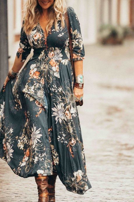 Maxi jurk boho