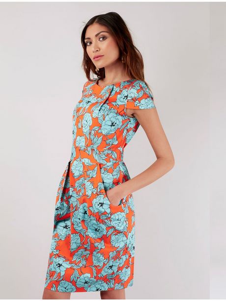 Midi jurk bloemen