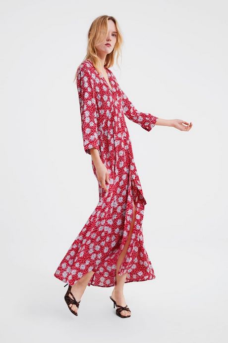Zara midi jurk met print