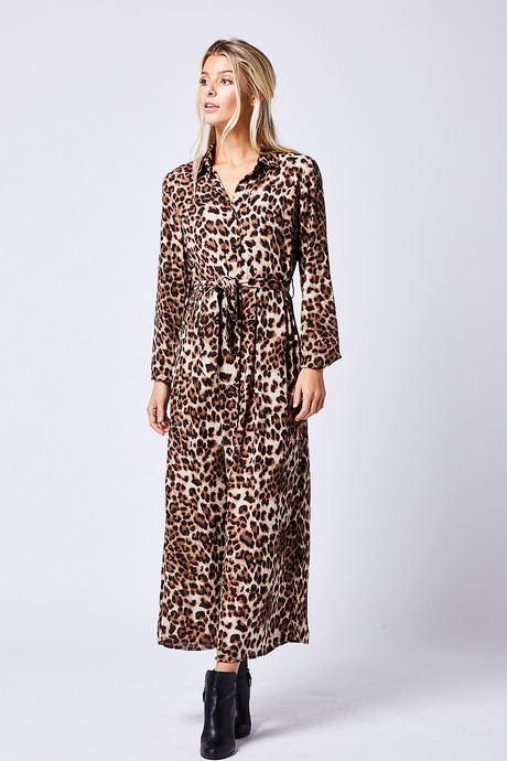 Leopard maxi dress