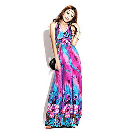 Chiffon maxi jurk