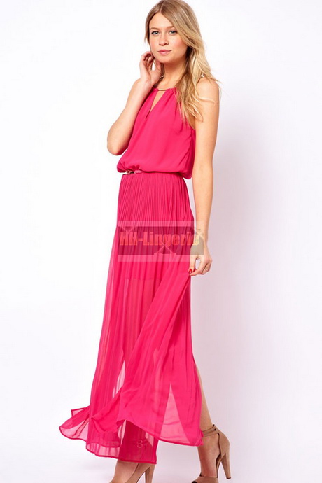 Chiffon maxi jurk