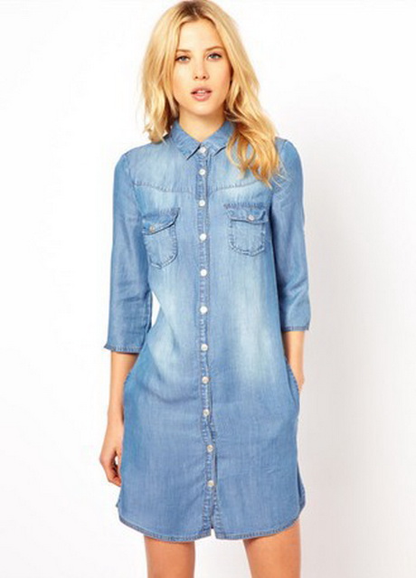 Denim jurk