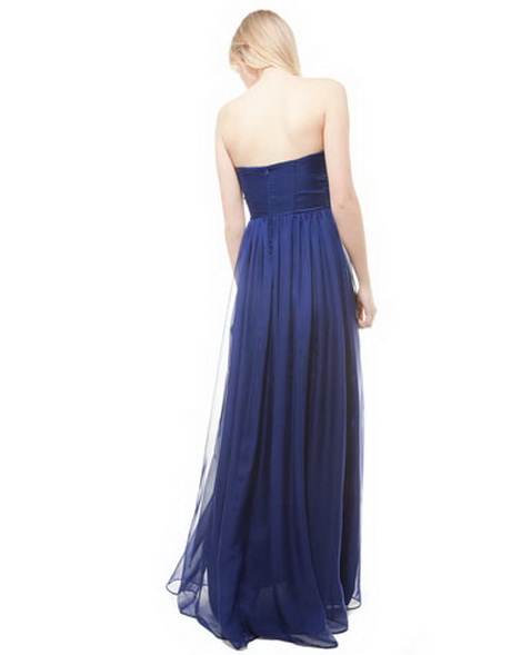Donkerblauwe maxi dress
