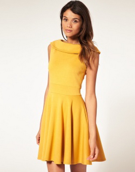 Geel jurk