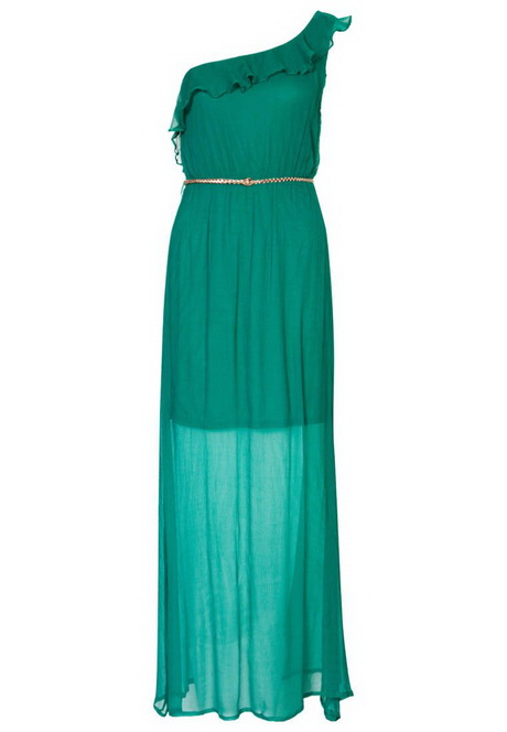 Groene maxi dress