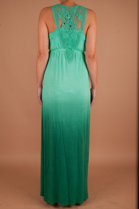 Groene maxi dress