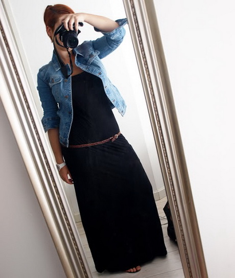 Maxi dress strak