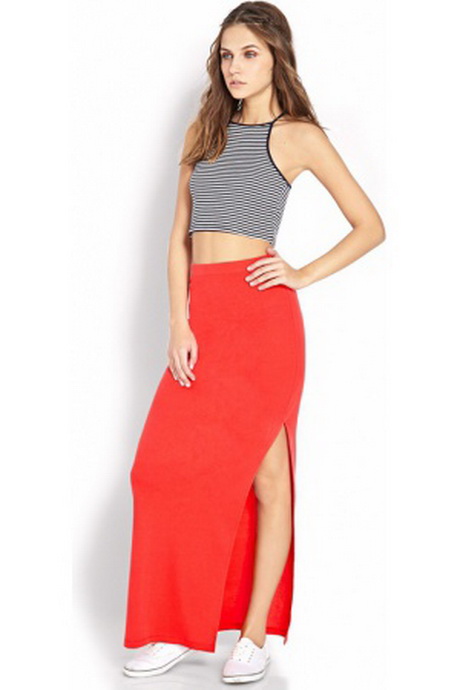 Maxi rok split