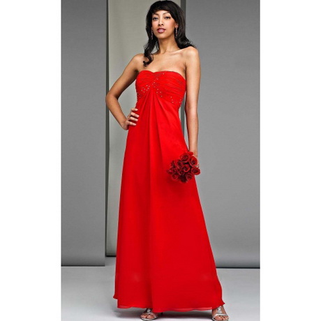 Strapless maxi jurk