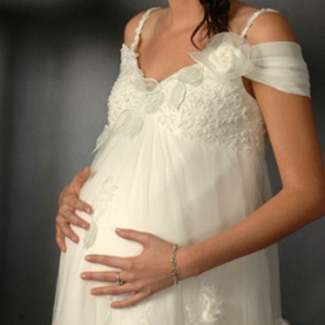 Zwangerschap trouwjurk