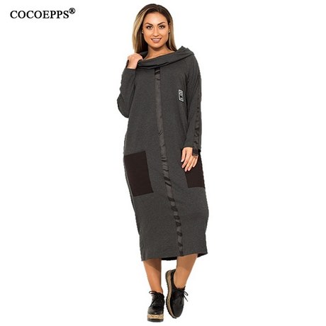 Plus size maxi jurk