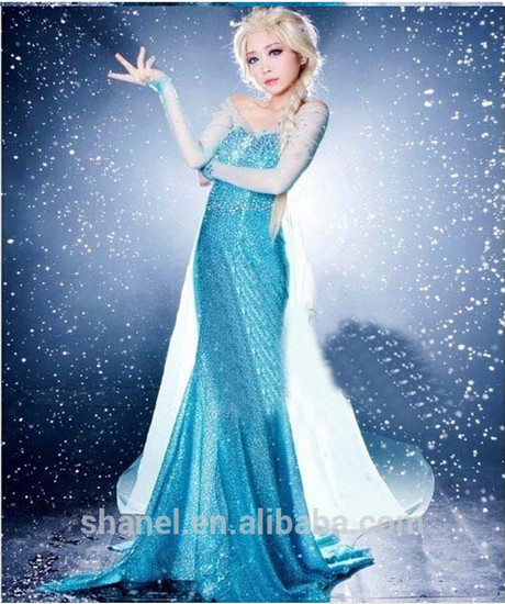 Elsa frozen jurk dames