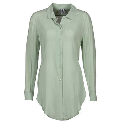 Lange groene blouse