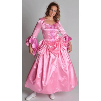 Roze prinsessenjurk dames