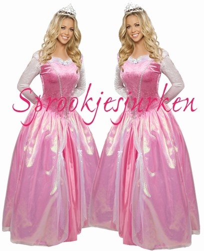 Roze prinsessenjurk volwassenen