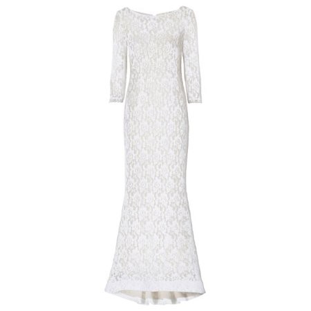 Witte lange jurk