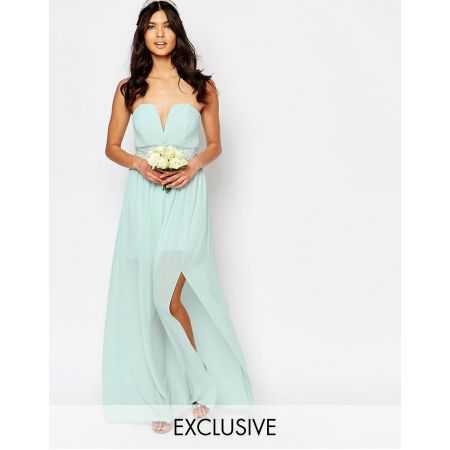 Turquoise jurk bruiloft
