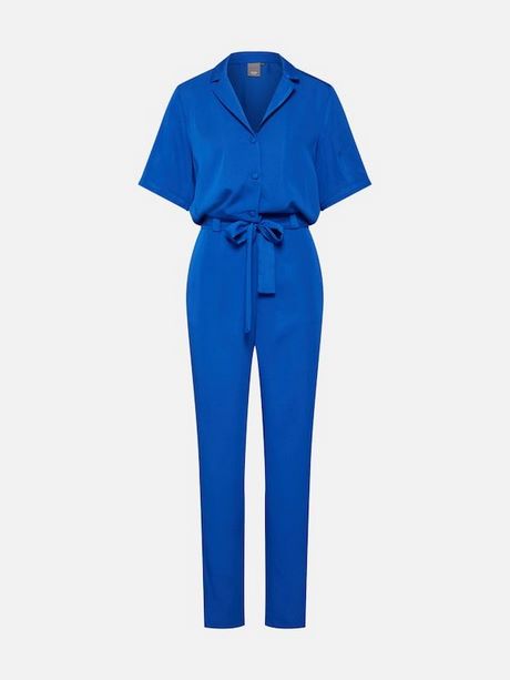 Blauwe jumpsuit