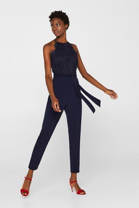 Esprit jumpsuit zwart