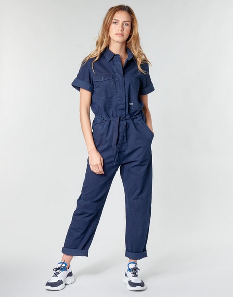 Jumpsuit blauw dames