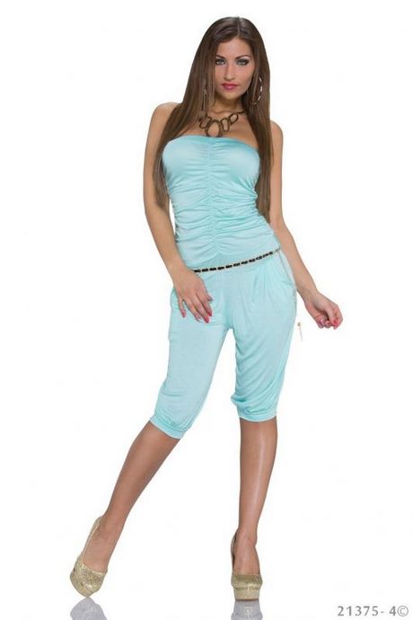 Jumpsuit driekwart broek