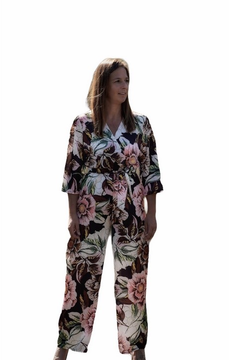 Jumpsuit met bloemen