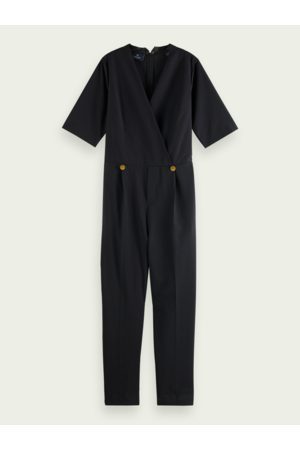 Korte jumpsuit met lange mouwen