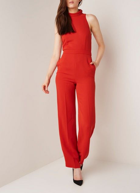 Korte jumpsuit open rug