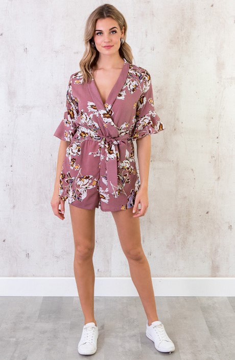 Playsuit bloemen