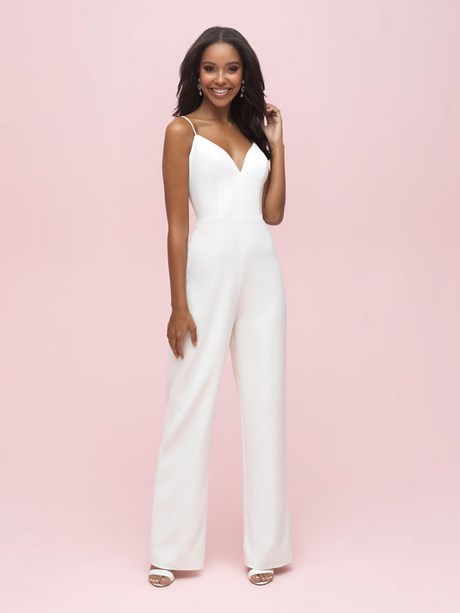 Witte kanten jumpsuit