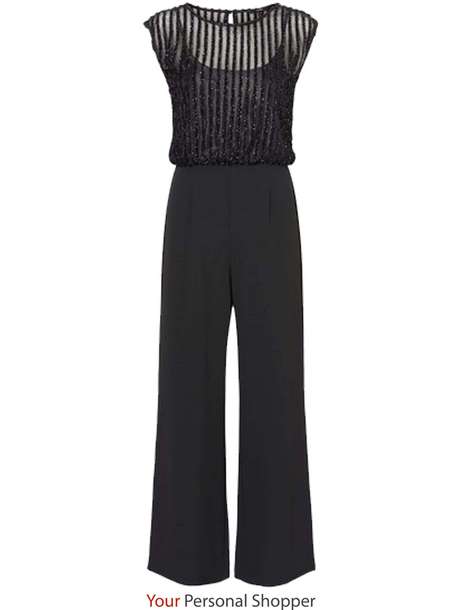 Zwarte dames jumpsuit