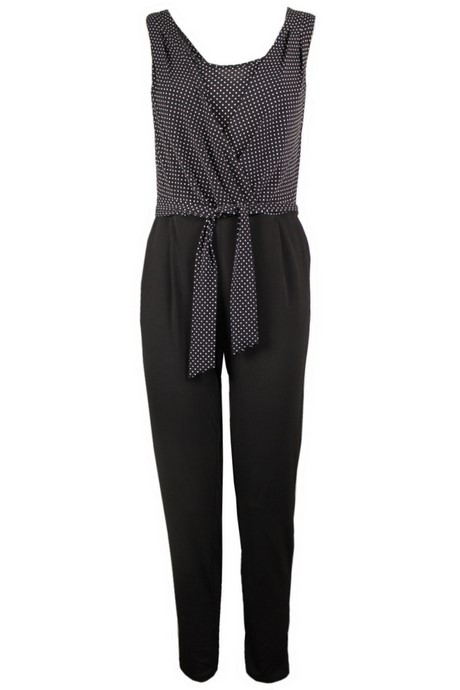 Zwarte jumpsuit esprit