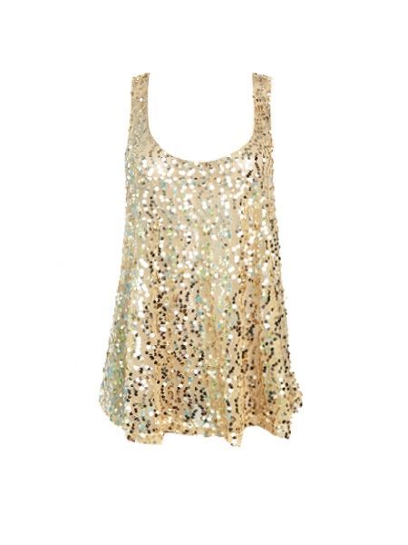 Gouden glitter tuniek