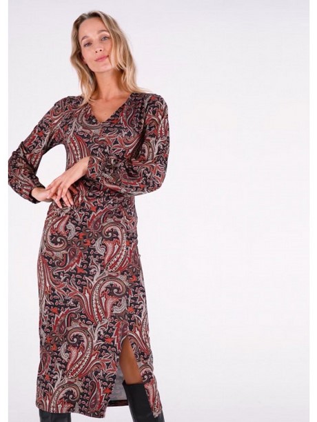 Jurk met paisley print